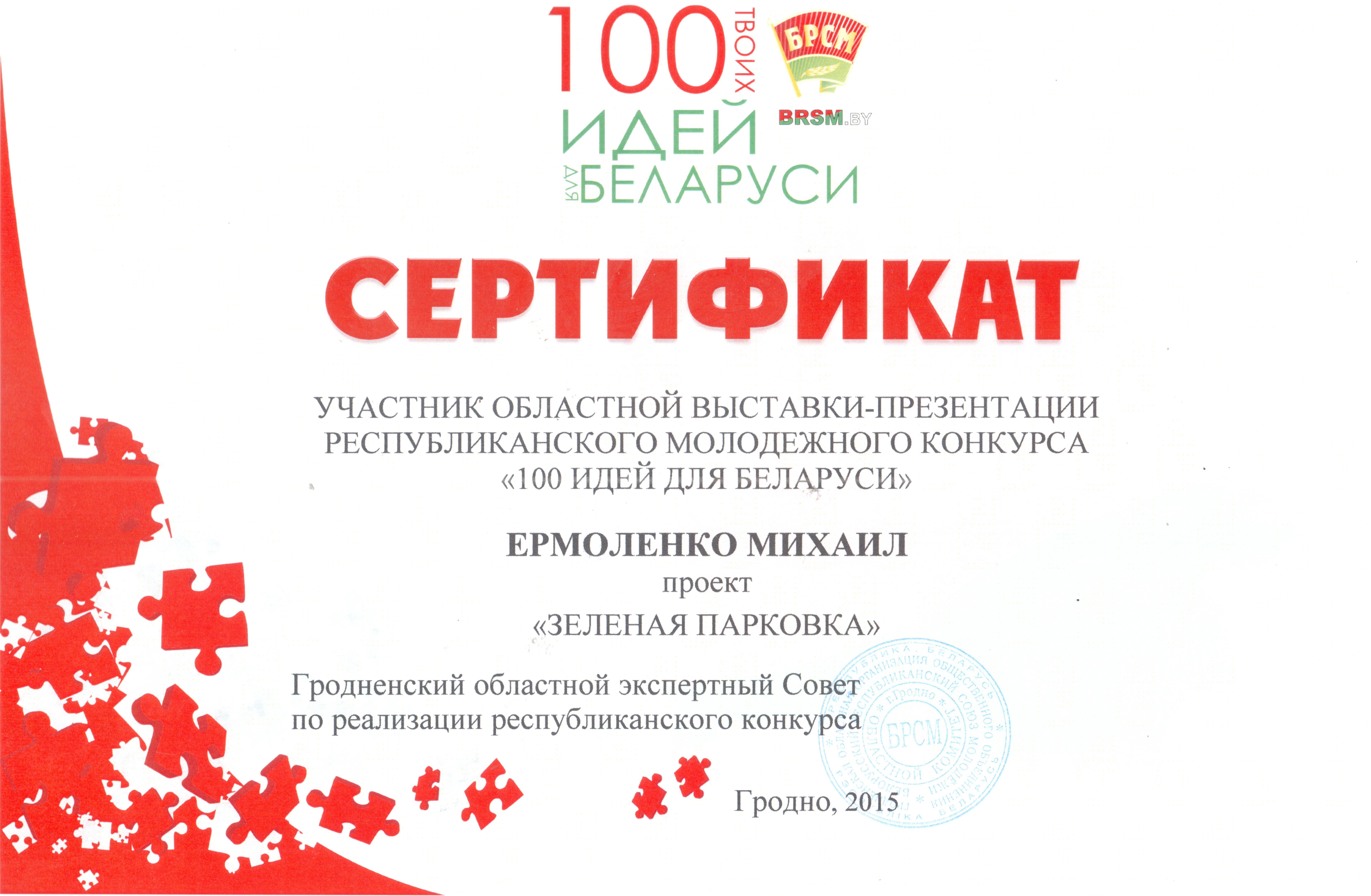 100 идей для беларуси проекты