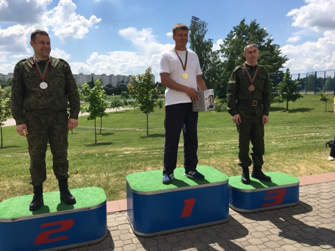 Сборная команда военного факультета ГрГУ имени Янки Купалы стала чемпионом Вооруженных Сил по многоборью «Командирские старты»