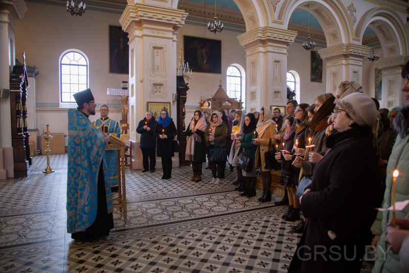 Малебен у гонар 79-годдзя ГрДУ імя Янкі Купалы прайшоў у Свята-Пакроўскім кафедральным саборы