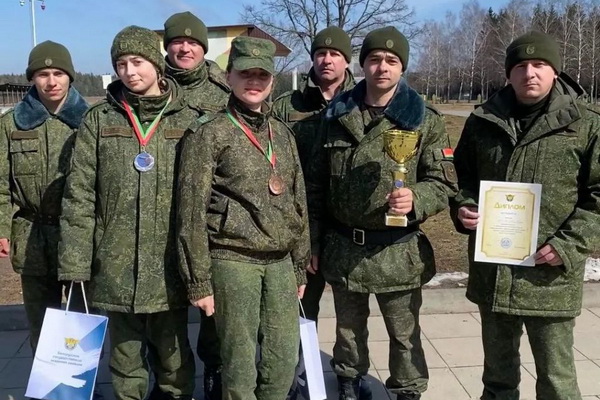 Купаловцы показали высокий результат на чемпионате военных факультетов