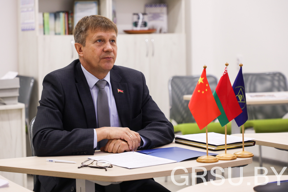 У ГрДУ імя Янкі Купалы прайшлі перагаворы з прадстаўнікамі Ганьсускага прафесійна-тэхнічнага каледжа транспарту